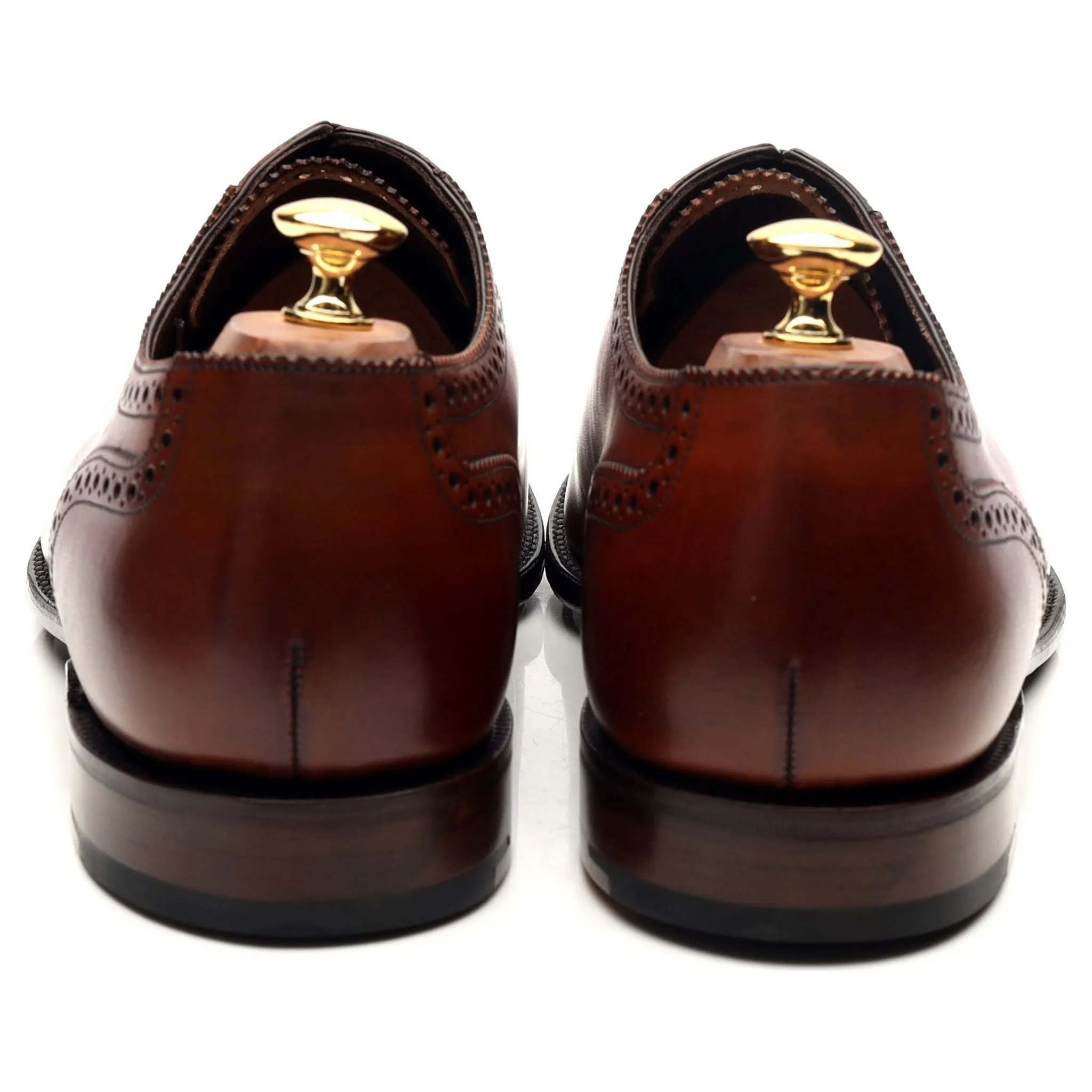 1880 Export Grade 'Trinity' Brown Leather Oxford Brogues UK 10.5 F