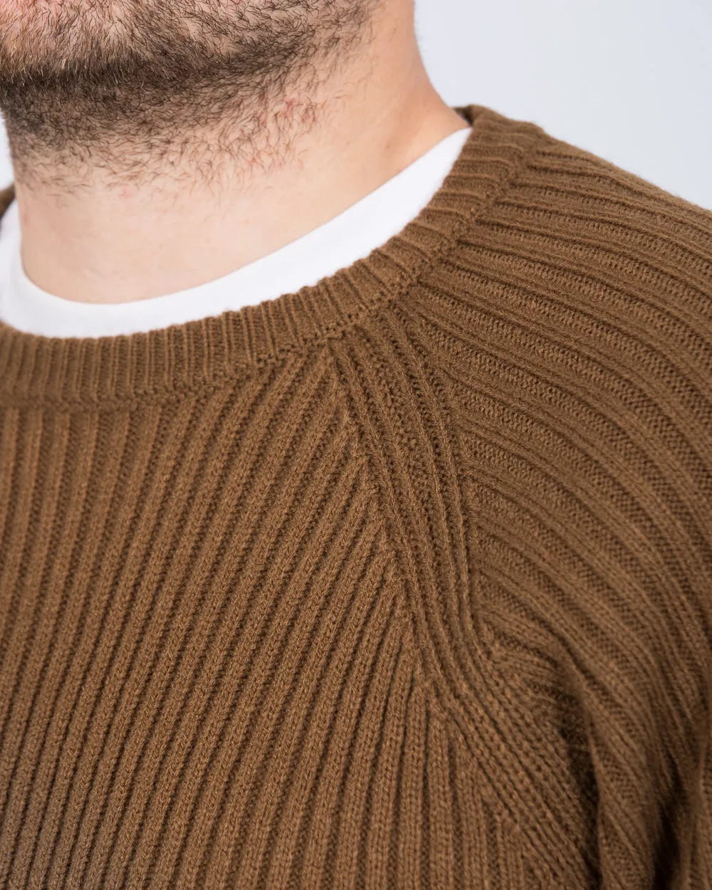 2t Harris Tall Chunky Knit Jumper (khaki)