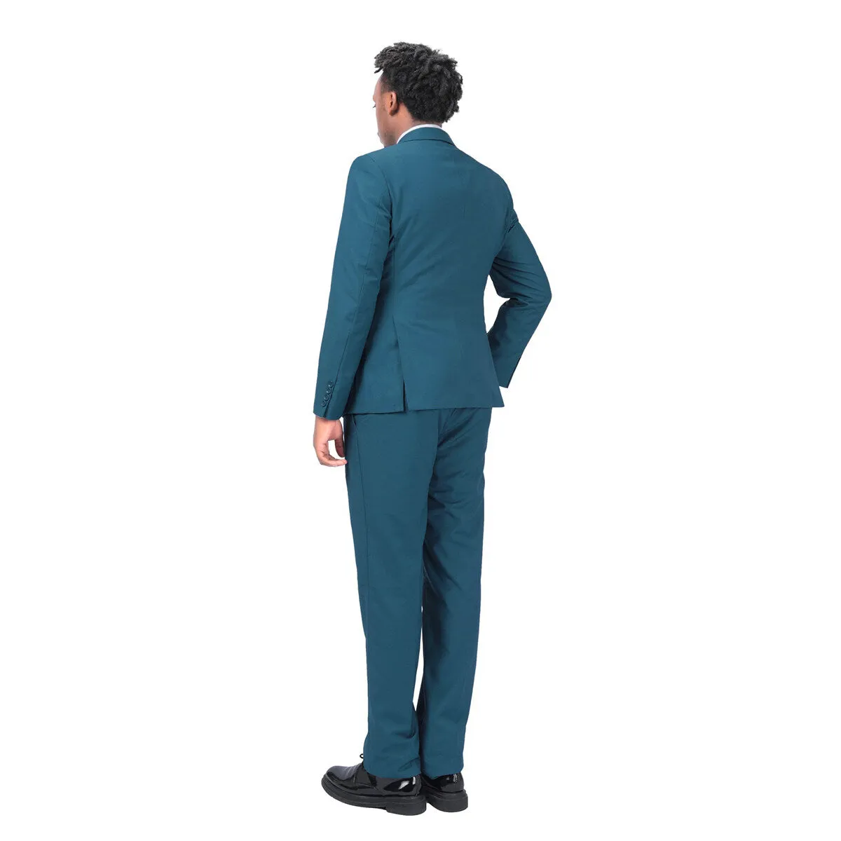 3-Piece One Button Formal Suit Blue Suit