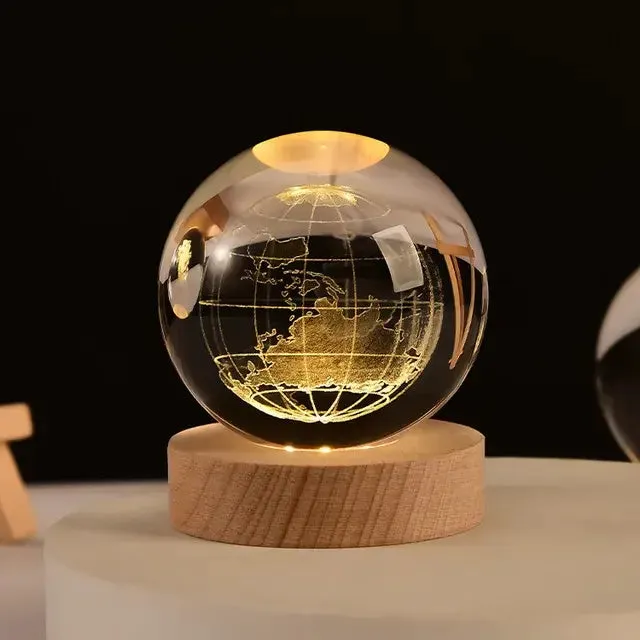 3D Night Crystal Ball