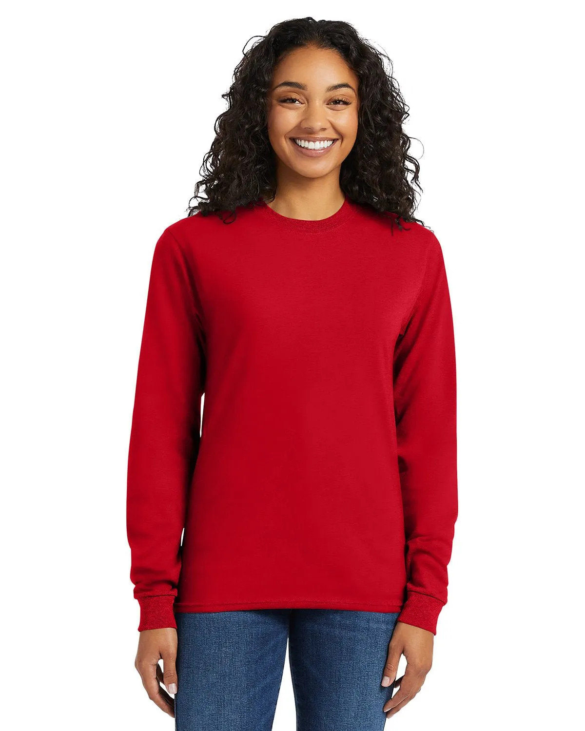 5286-Hanes-ATHLETIC RED