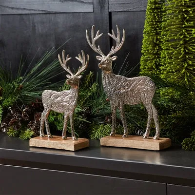 8.5-10.5" Modern Outline Aluminum Deer