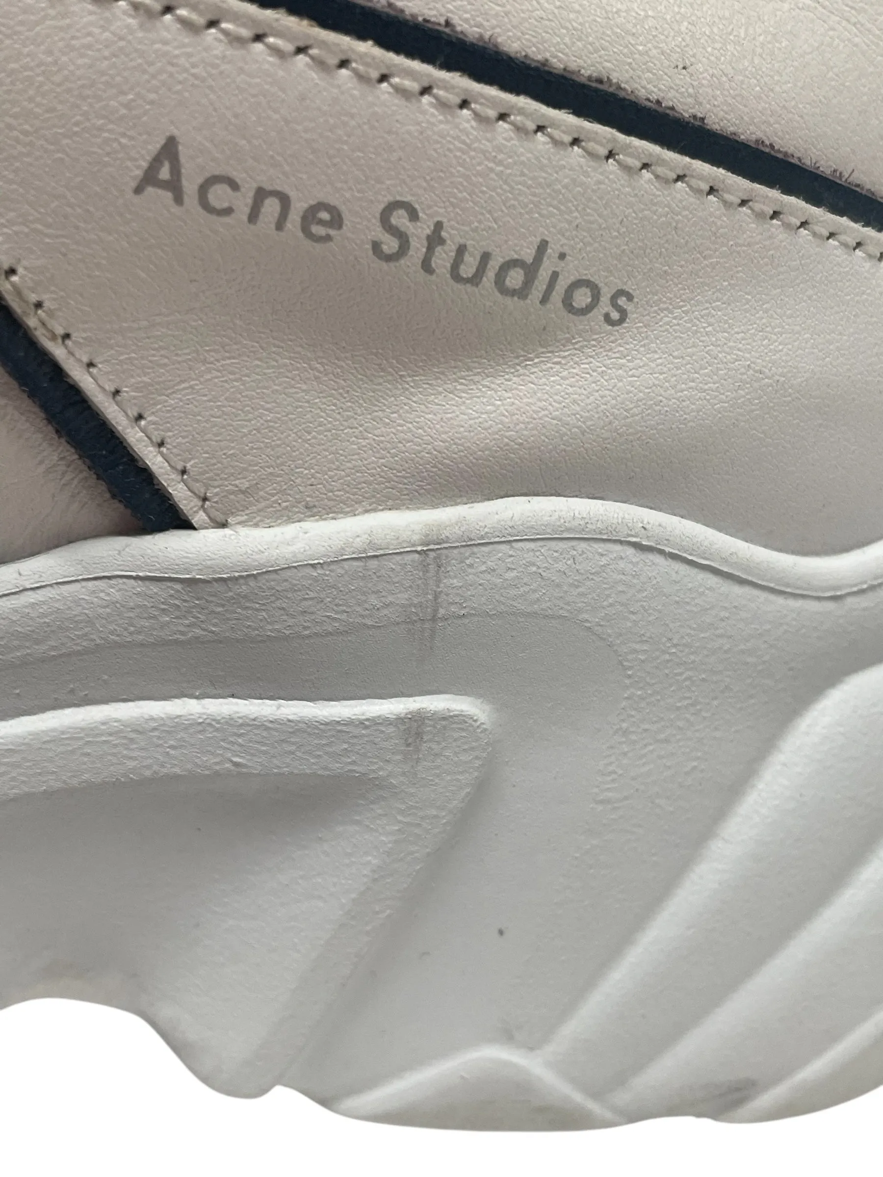 Acne Studios/Low-Sneakers/EU 38/Leather/WHT/CHUNKY SNEAKERS