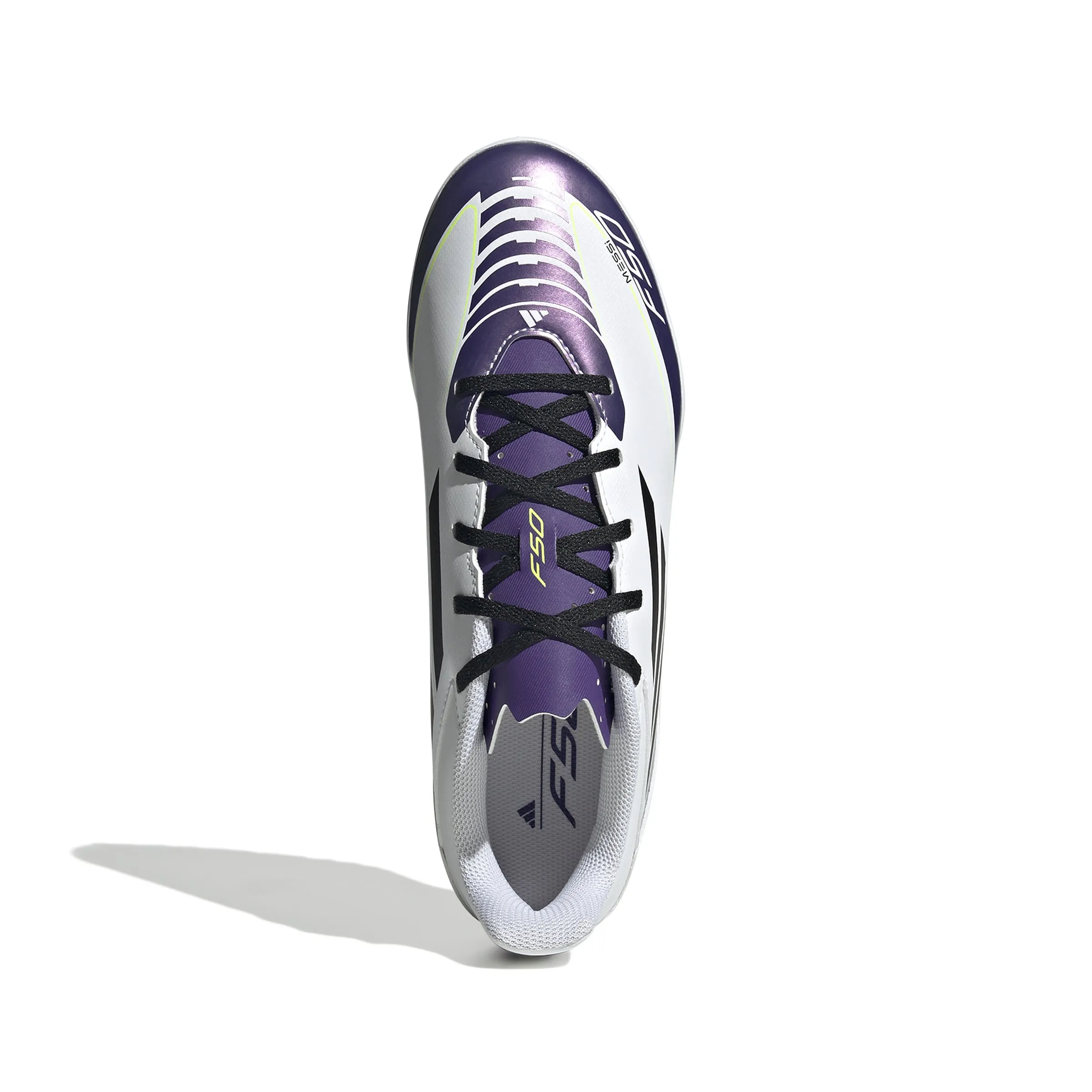 adidas F50 Club Messi TF White/ Core Black/ Unity Purple