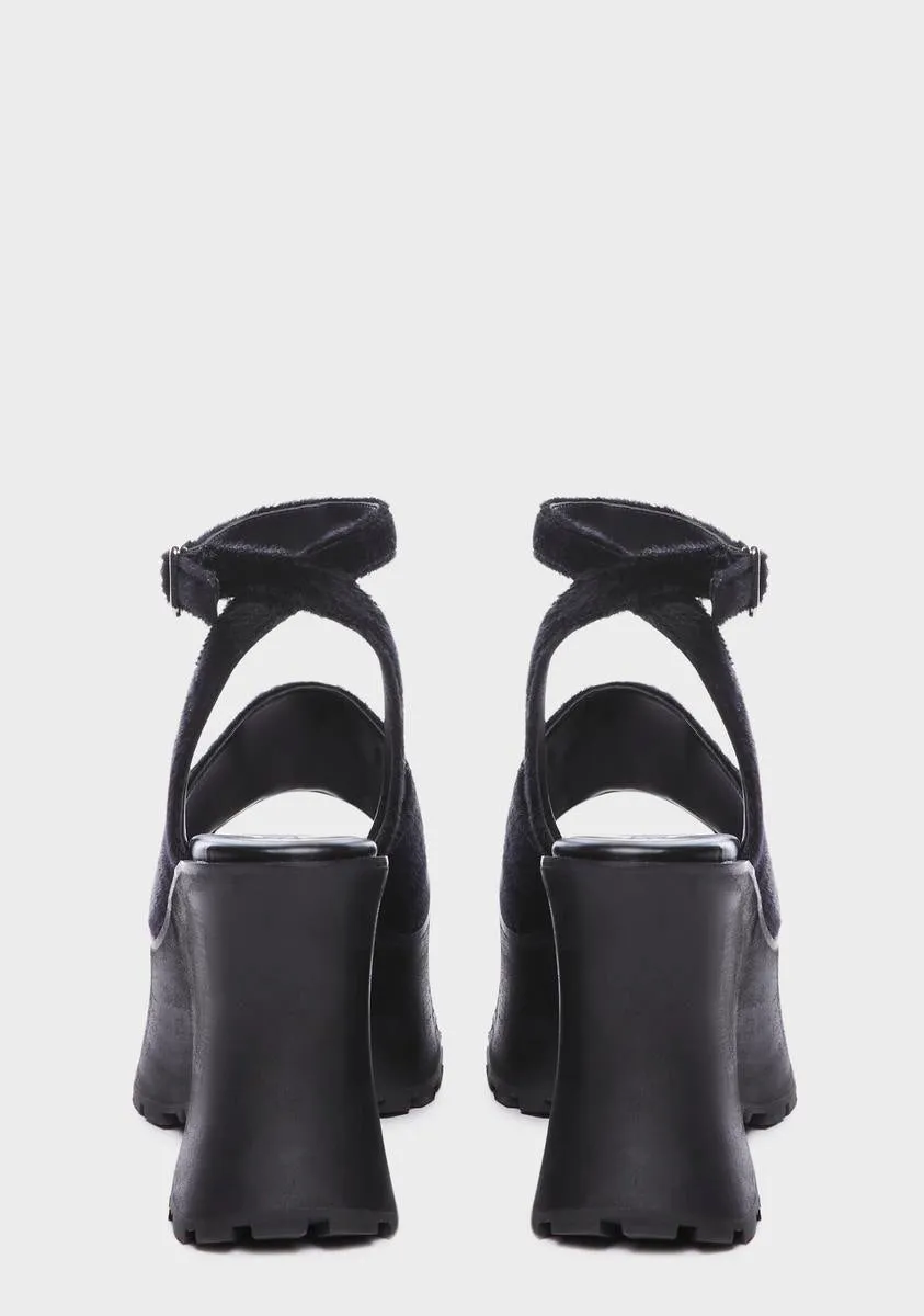 Ahead Of The Game Platform Sandals