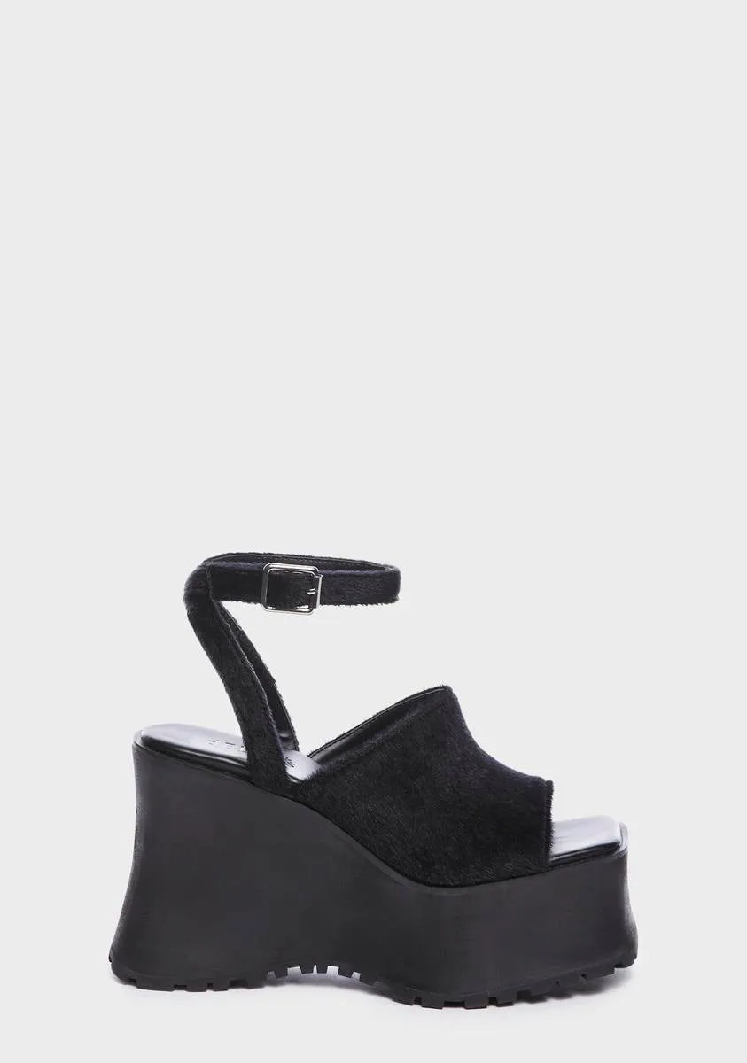 Ahead Of The Game Platform Sandals