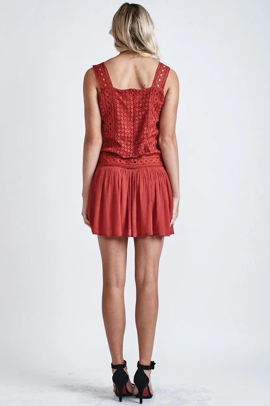 Alice Mini Dress Red