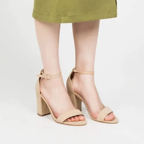 Ankle Strap Block Heels Sandals