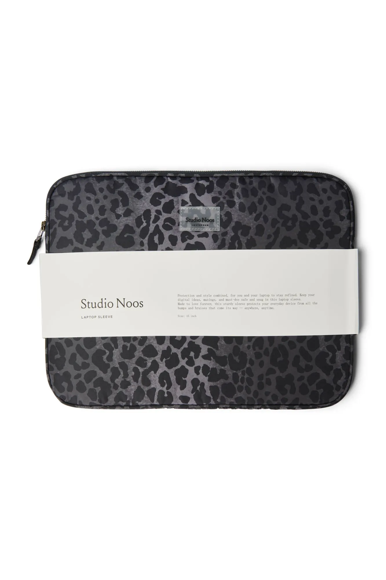 Antra Leopard Puffy Laptop Sleeve | 15 INCH