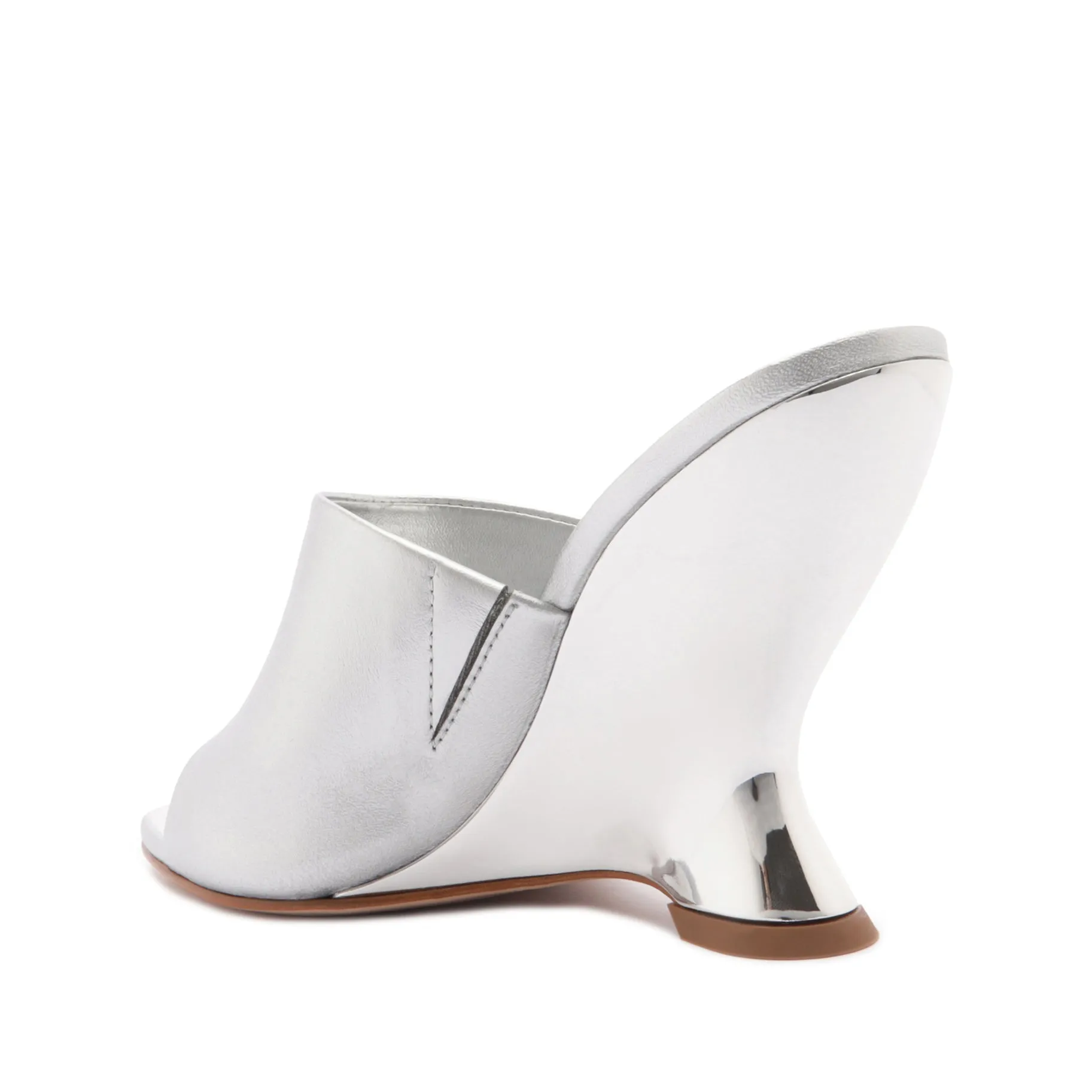 Aprill Metallic Leather Sandal