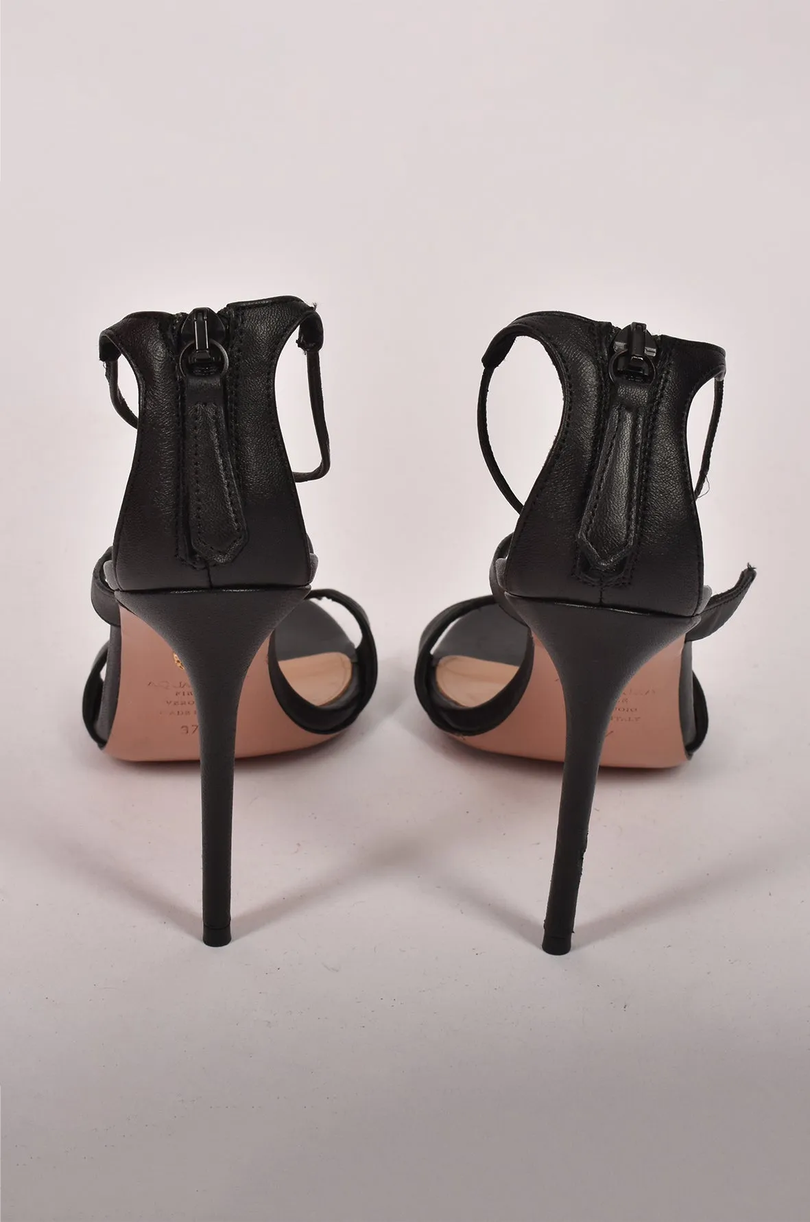 AQUAZZURA BLACK STILETTOS