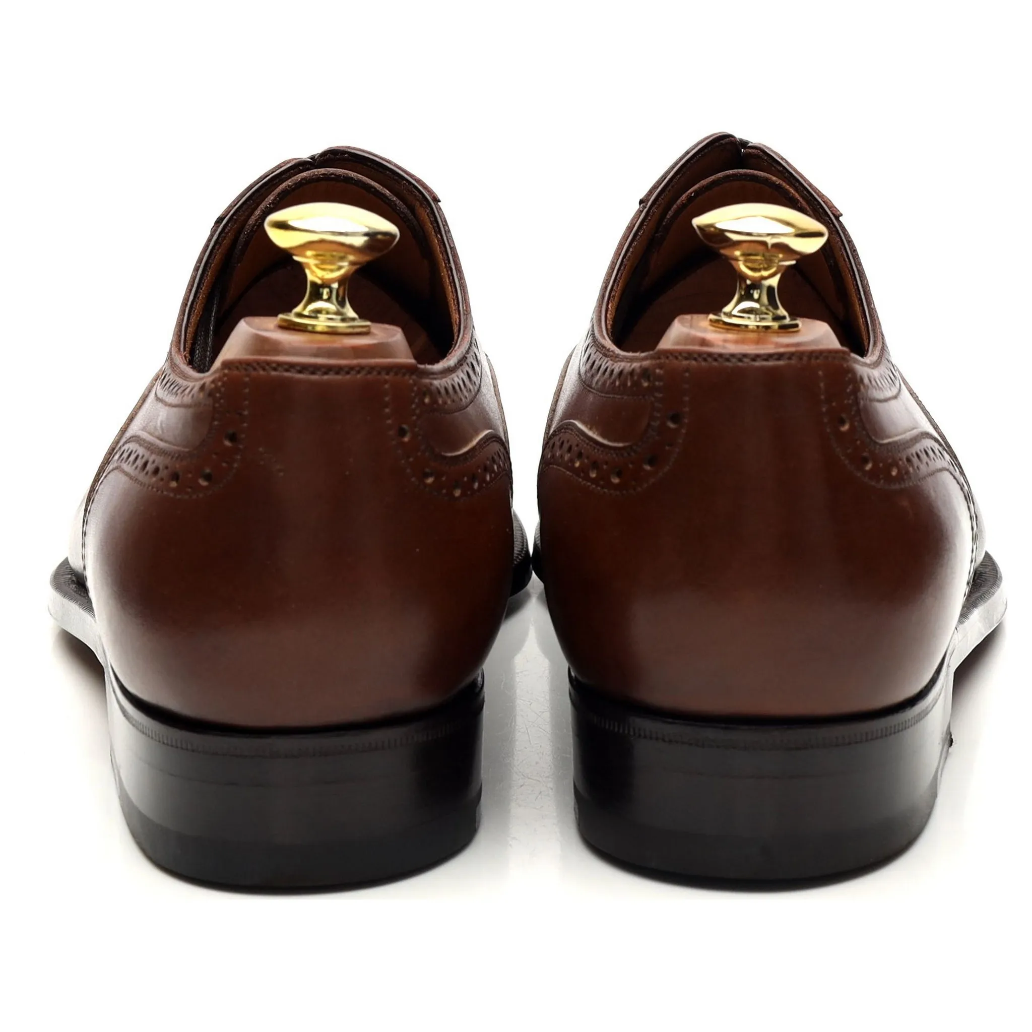 'Art. 3578' Brown Leather Oxford Brogues UK 8.5