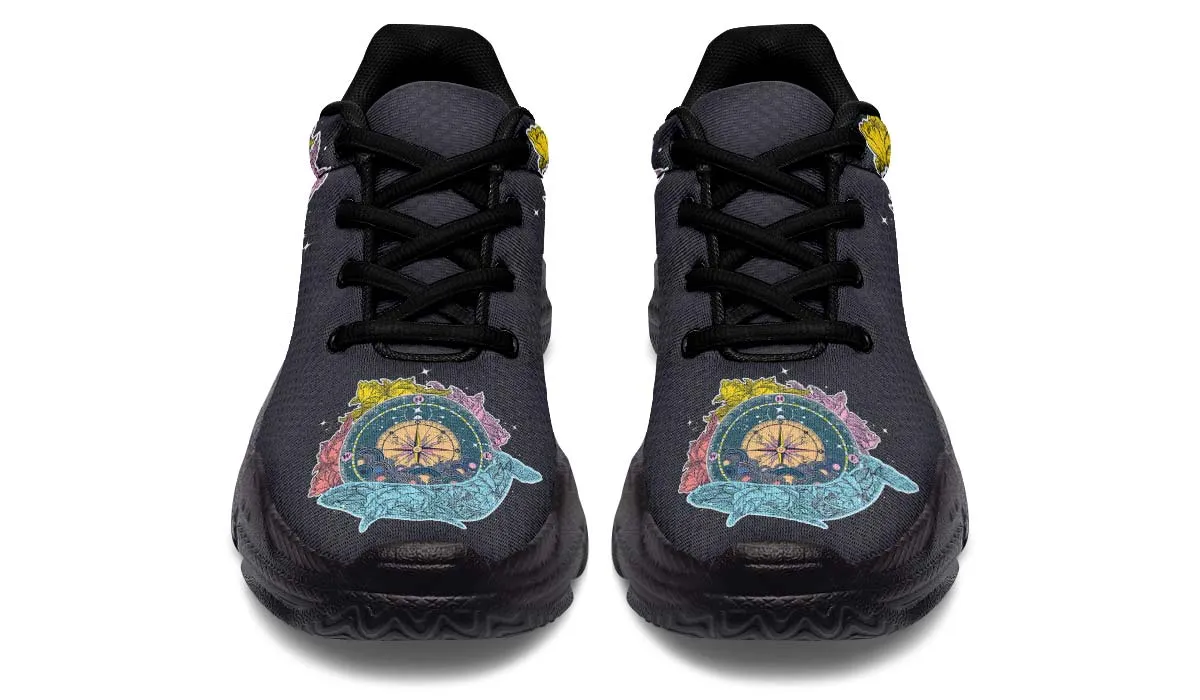 Artsy Compass Chunky Sneakers