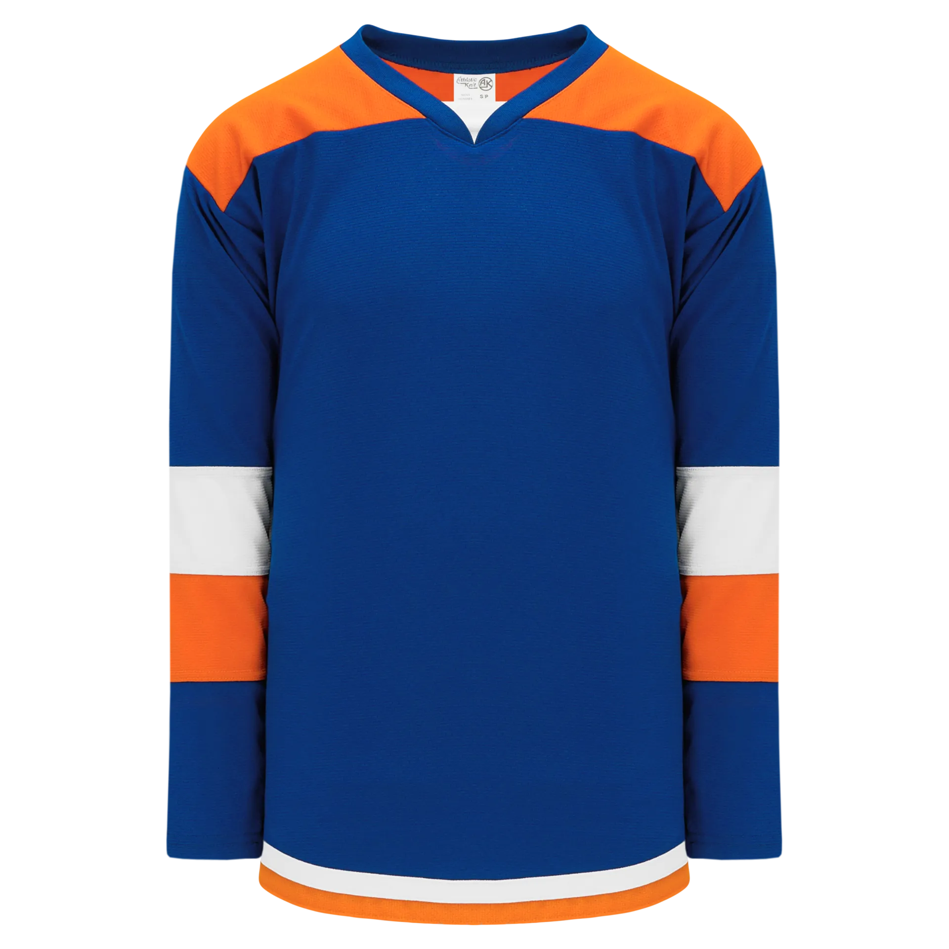 Athletic Knit (AK) H7400Y-482 Youth Royal Blue/Orange Select Hockey Jersey