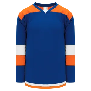 Athletic Knit (AK) H7400Y-482 Youth Royal Blue/Orange Select Hockey Jersey