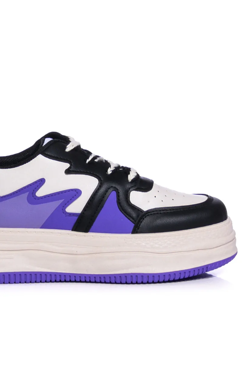 AZALEA WANG BIGGIE PURPLE SNEAKER