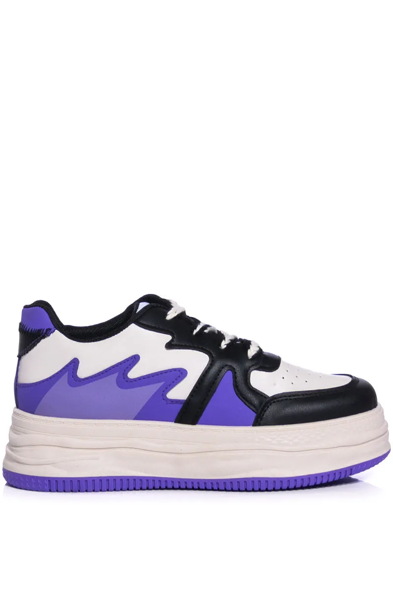 AZALEA WANG BIGGIE PURPLE SNEAKER