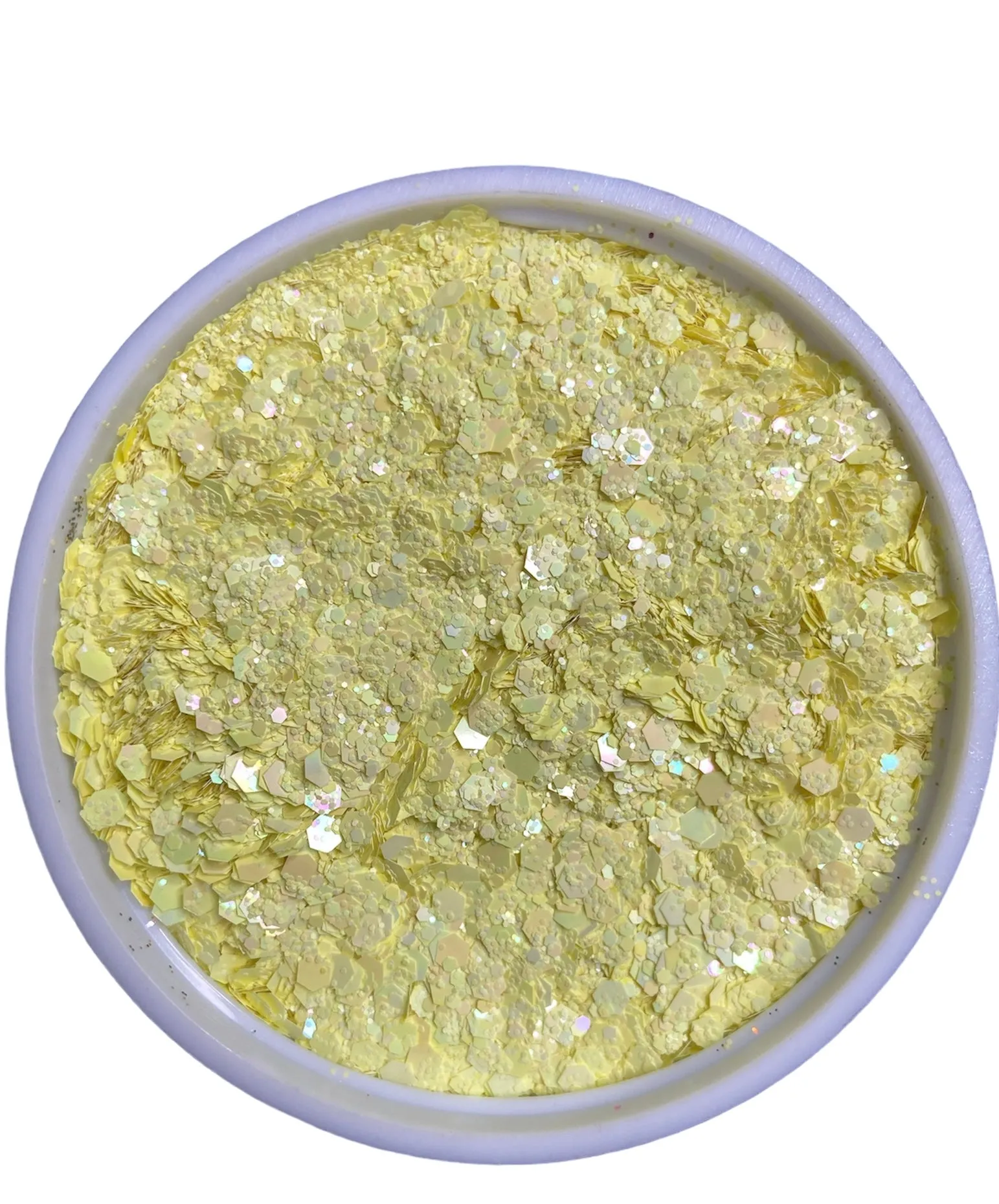 Banana Pudding pastel chunky mix glitter