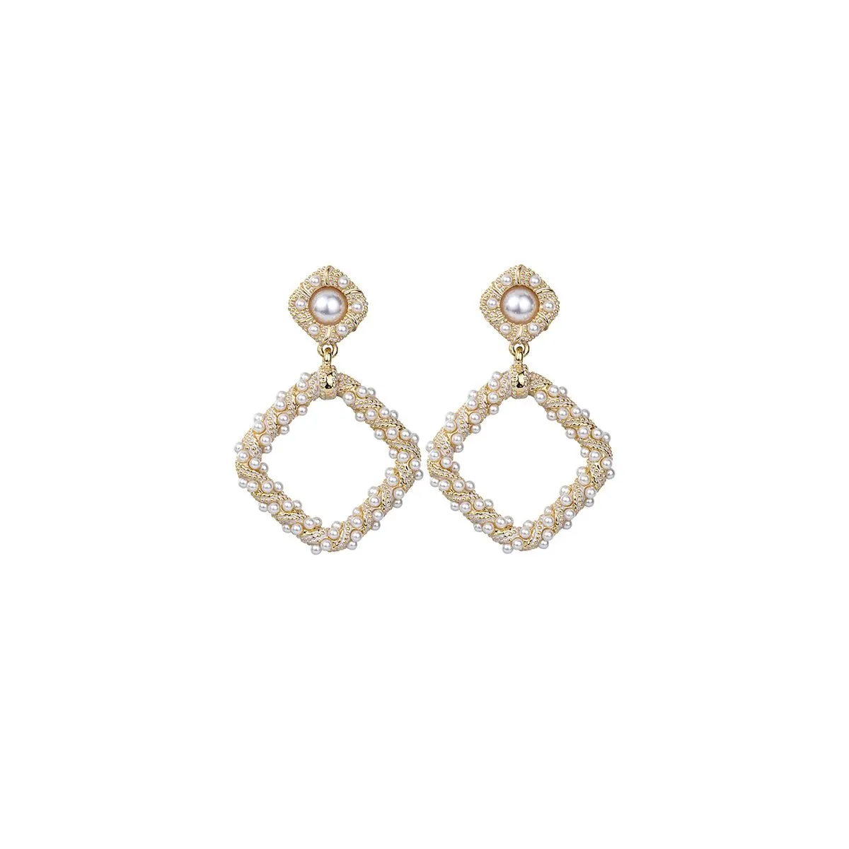 Baroque Glow Gold Earrings