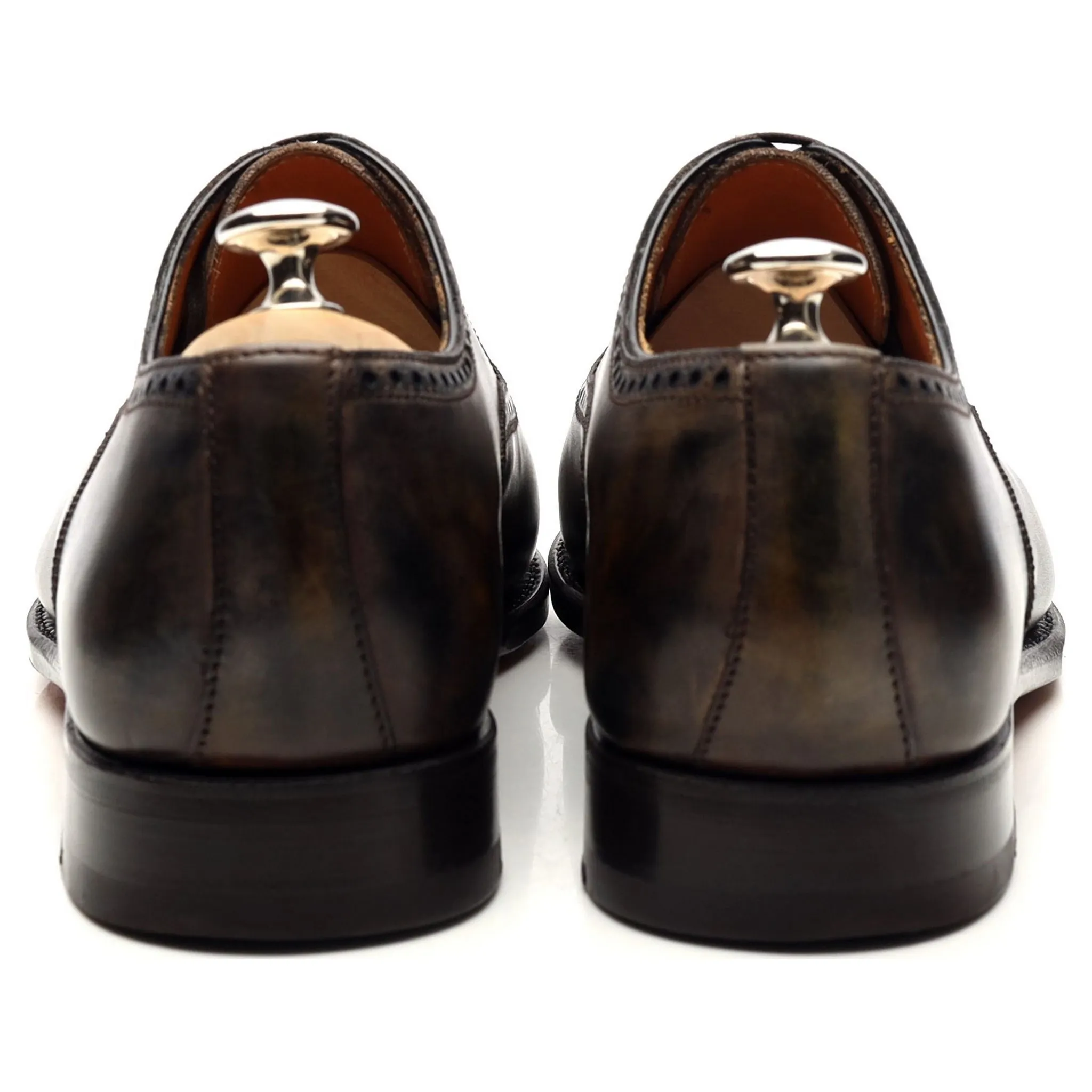 'Bellantonio' Dark Brown Museum Leather Oxford Brogues UK 9 EU 43