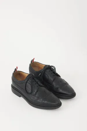 Black Leather Longwing Brogue