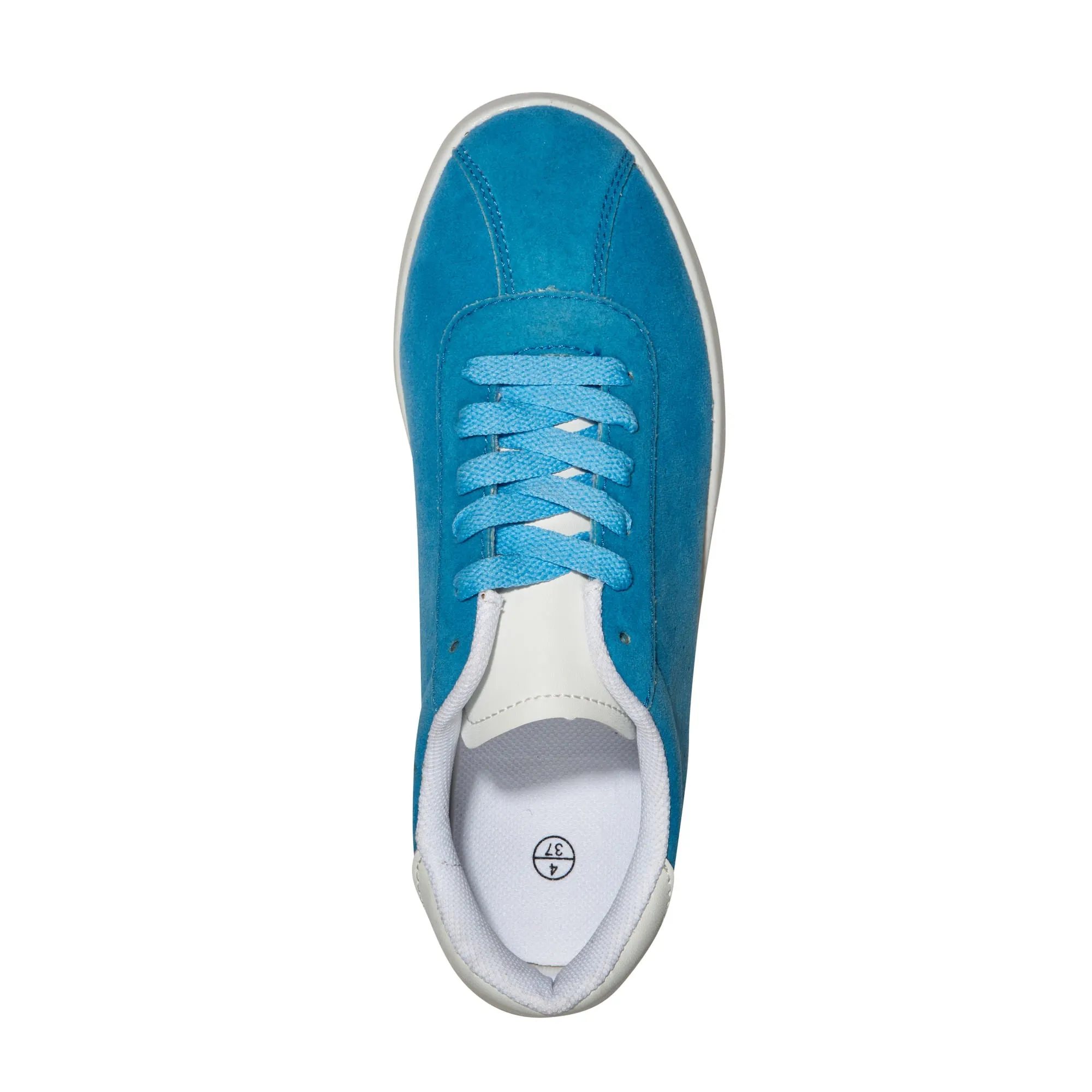 Blue Chunky Lace Up Trainer