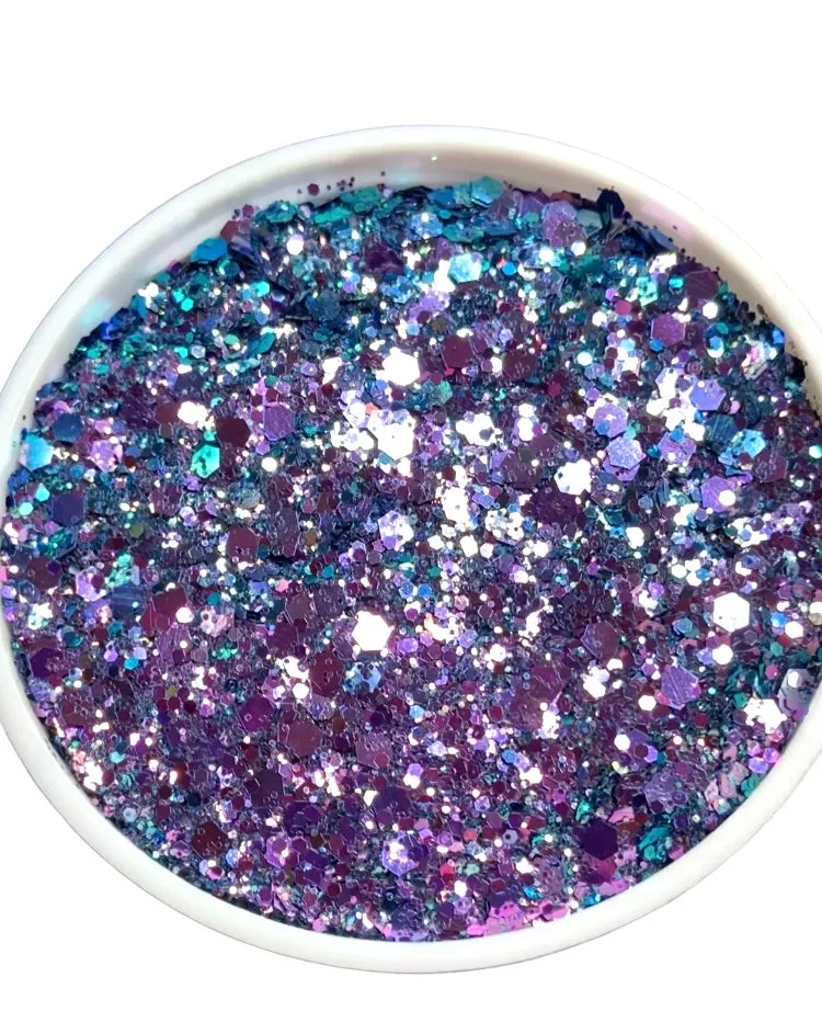 Blurple chunky glitter mix NGC