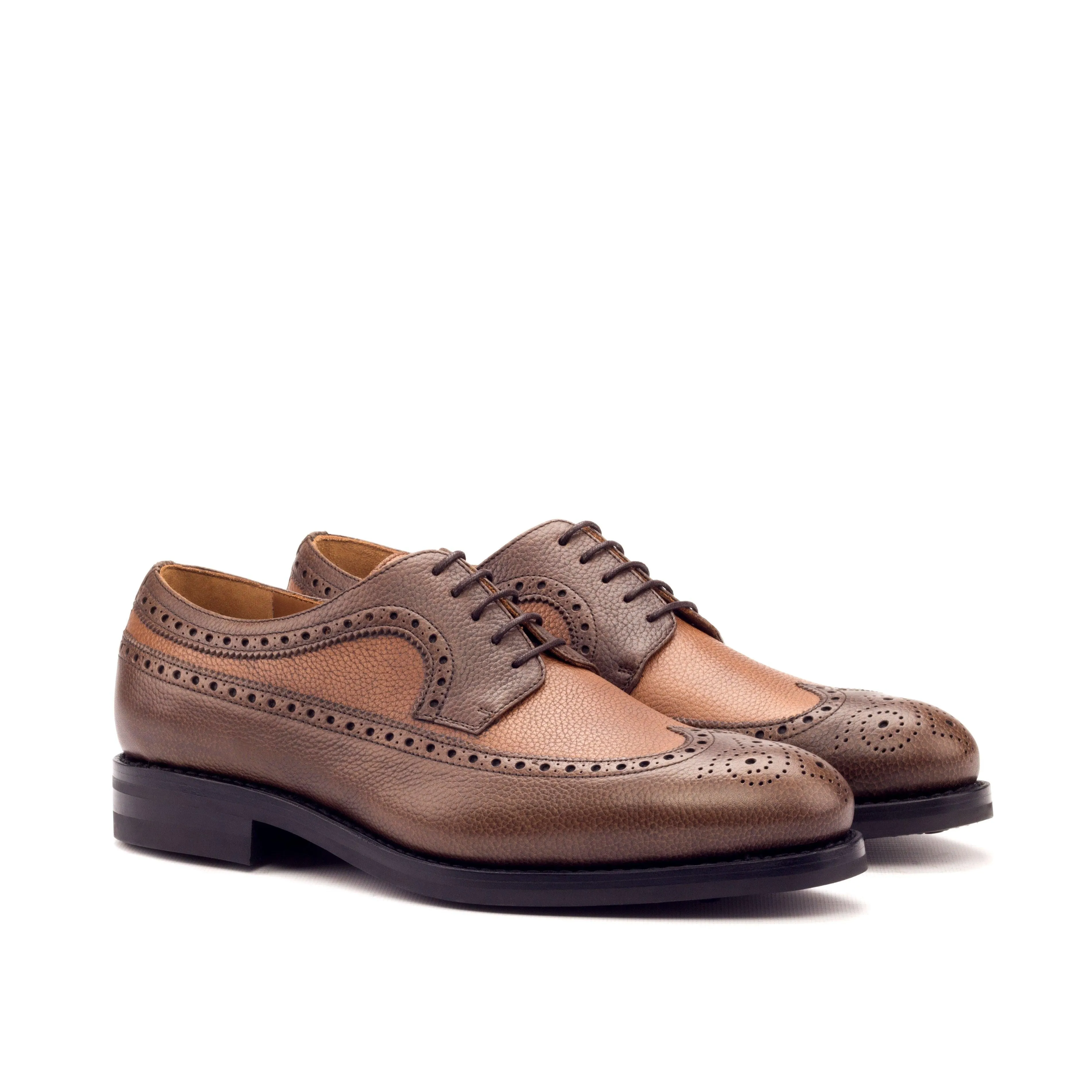 Brown Full grain Leather Longwing Blucher