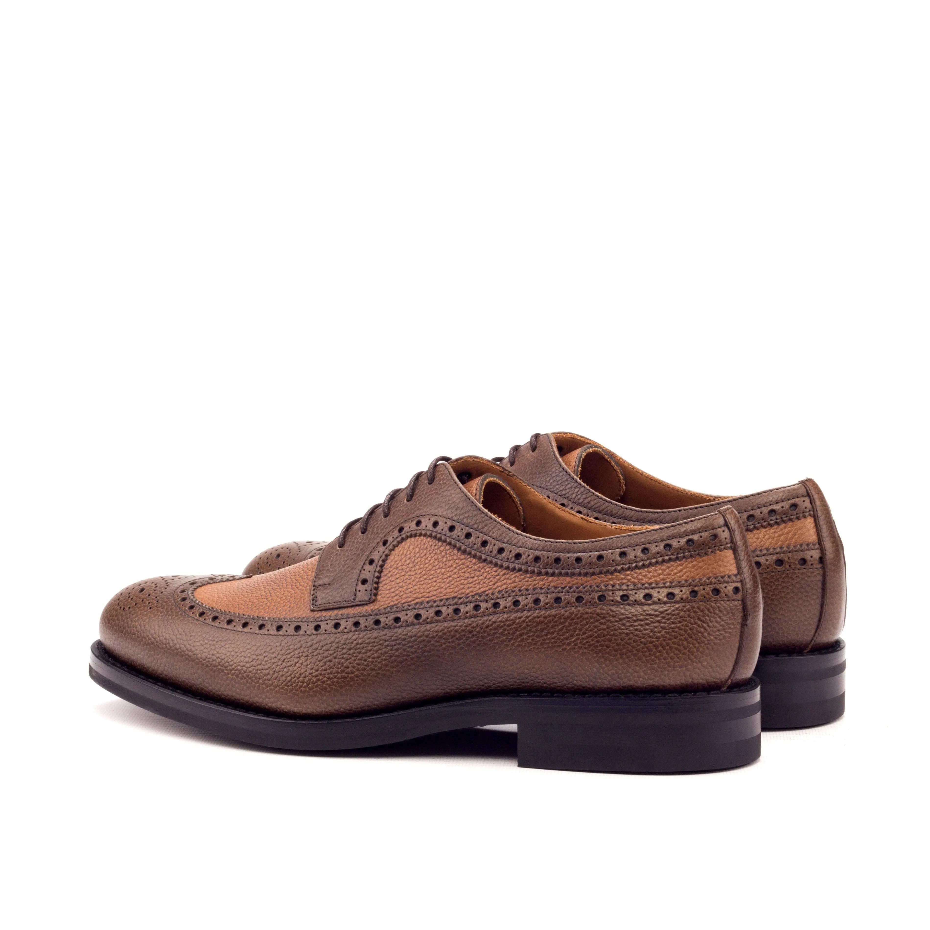 Brown Full grain Leather Longwing Blucher