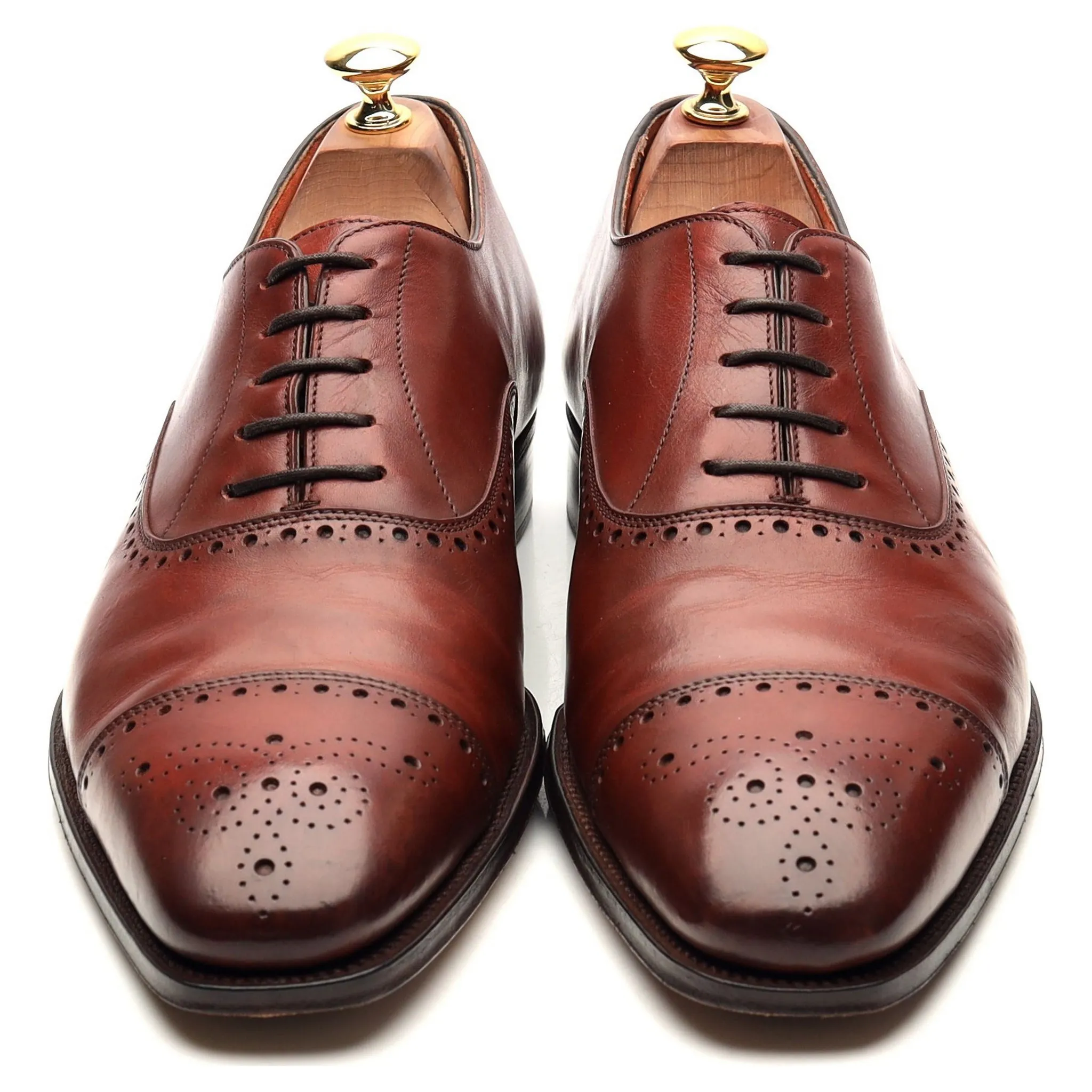 Brown Leather Oxford Brogues UK 9.5 E