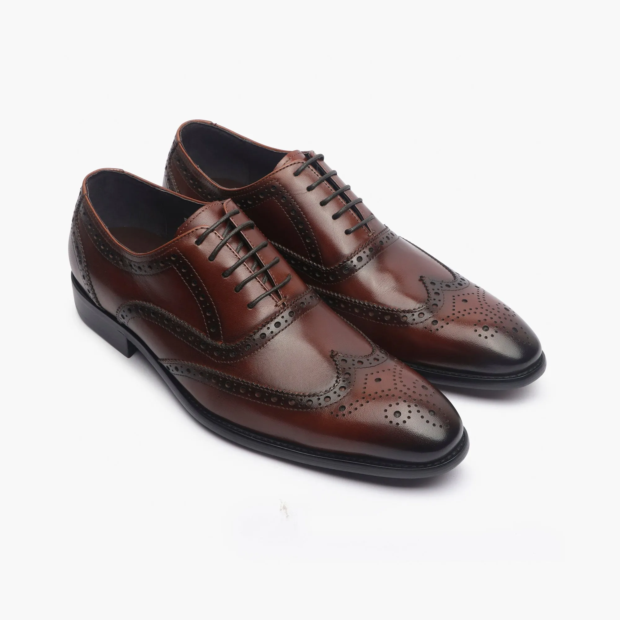 Brushed Leather Brogues