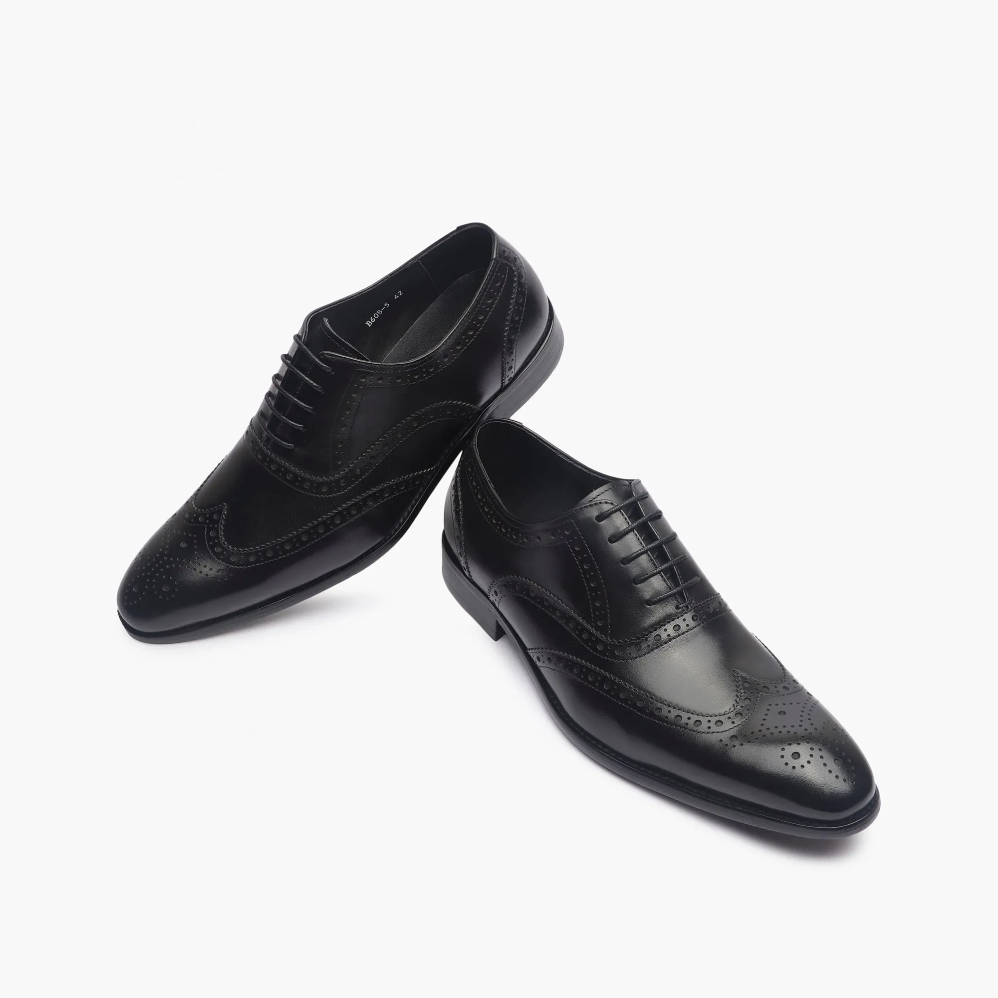 Brushed Leather Brogues