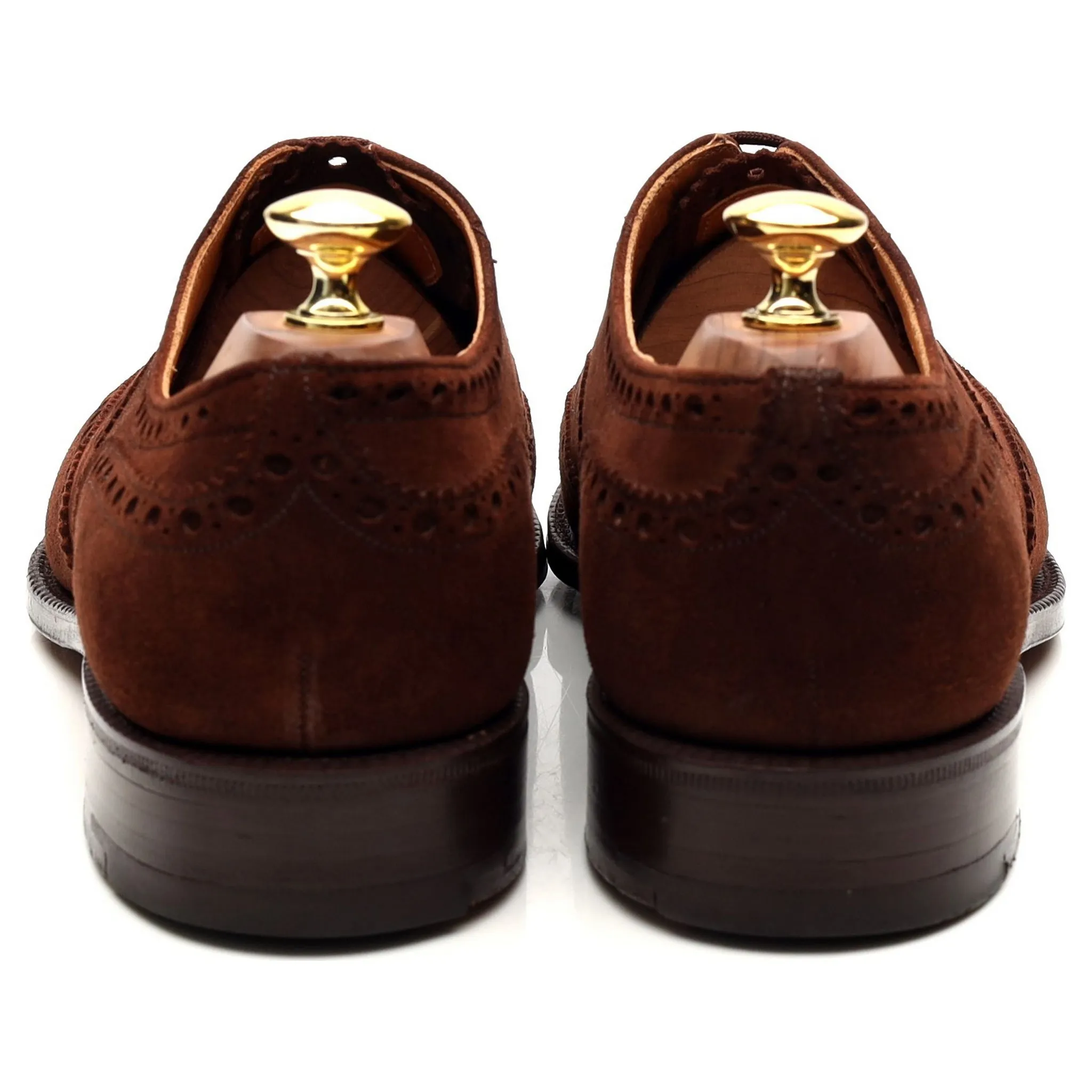 'Buck' Brown Suede Brogues UK 8 F