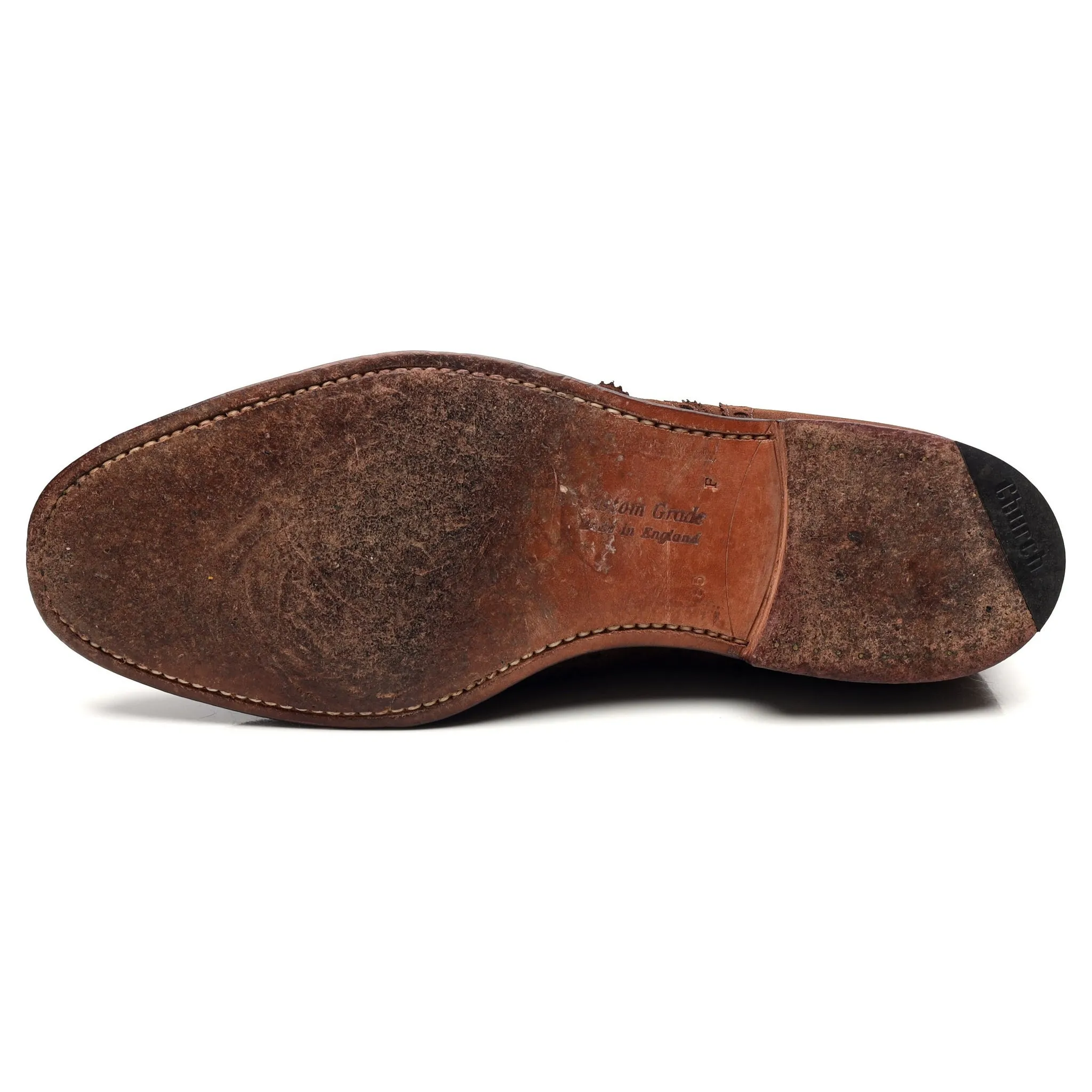 'Buck' Brown Suede Brogues UK 8.5 F