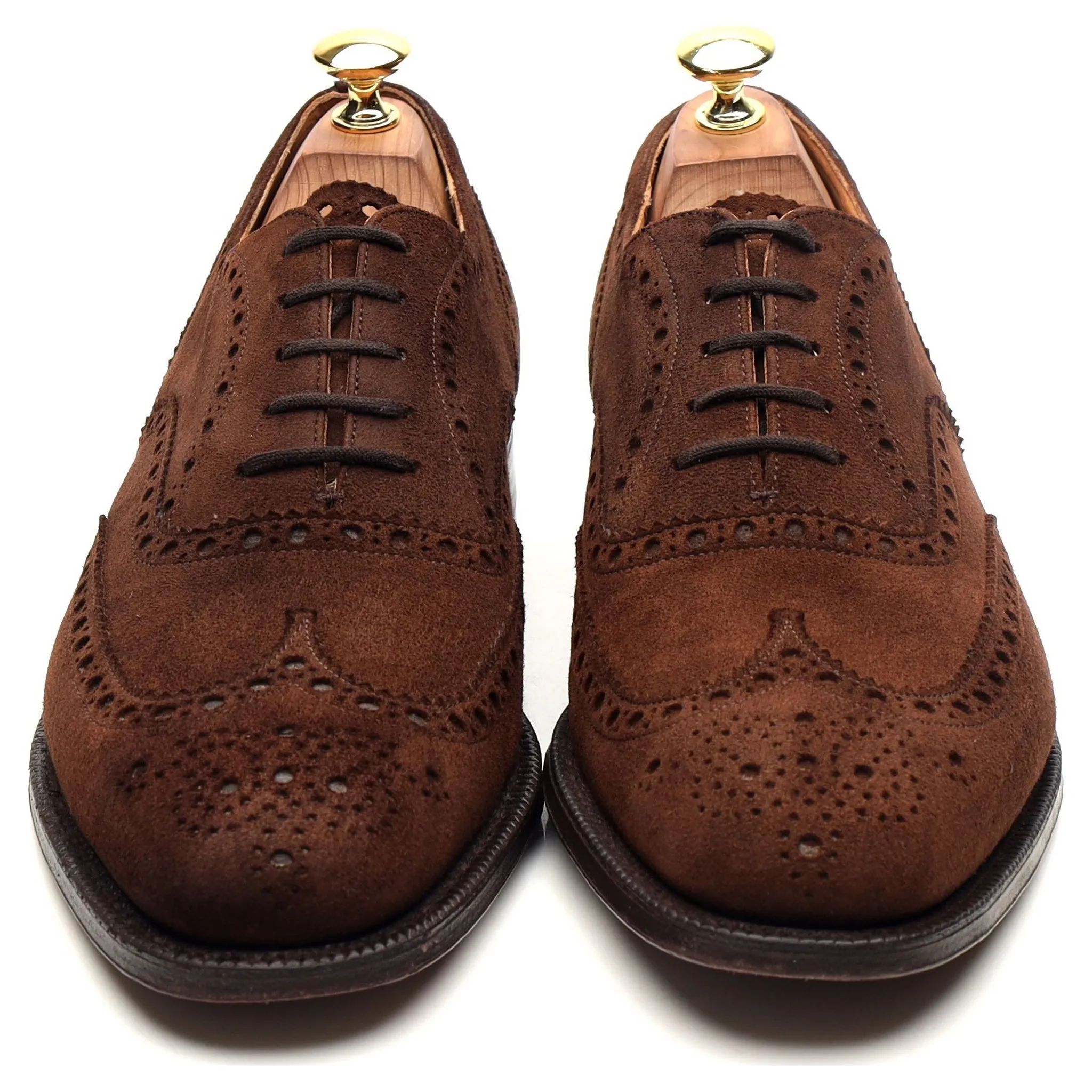 'Buck' Brown Suede Brogues UK 8.5 F