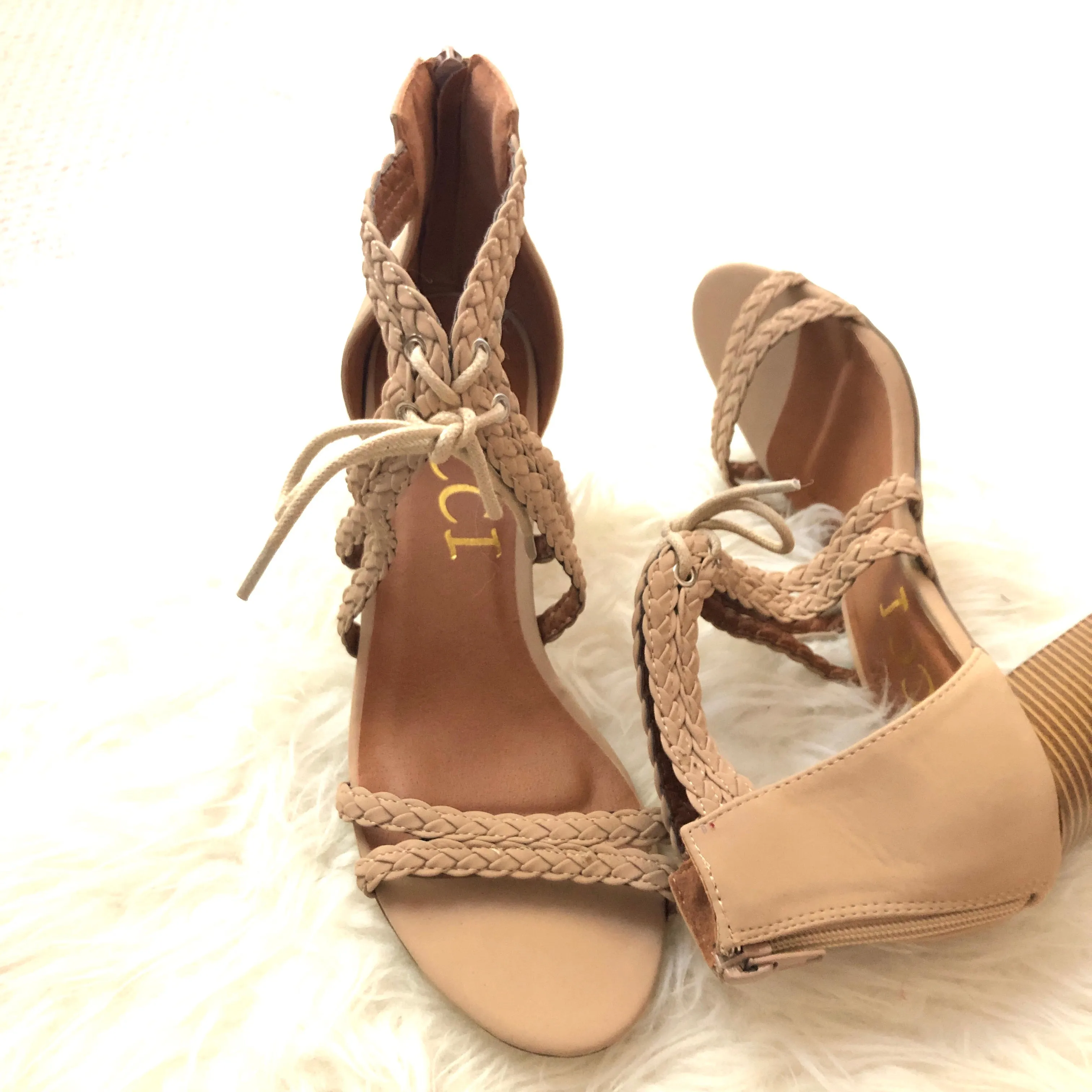 Ccocci Braided Heels- Size 8.5