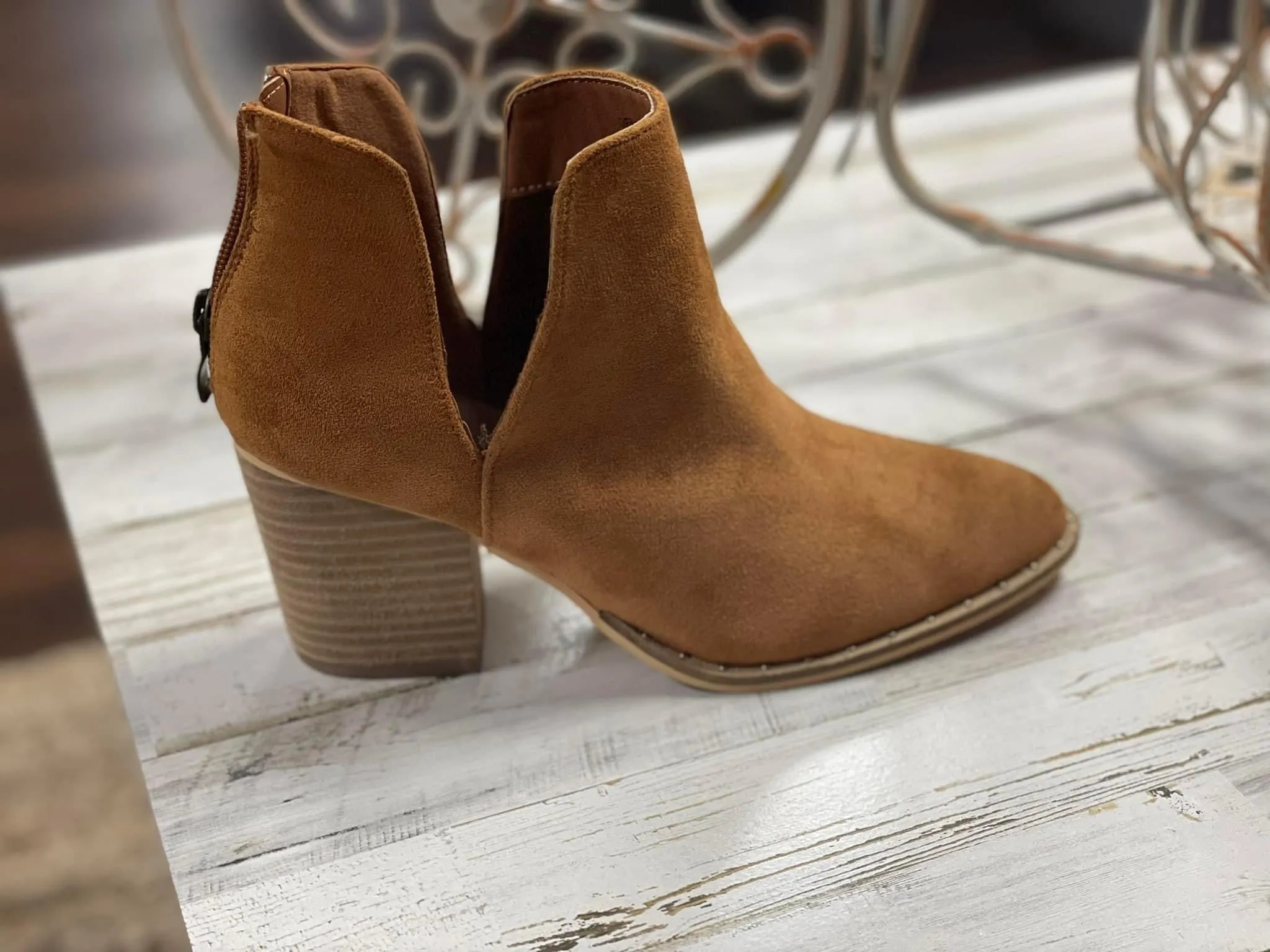 CCOCCI Weslee Booties - Camel