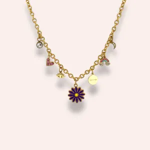 Charm Daisy necklace