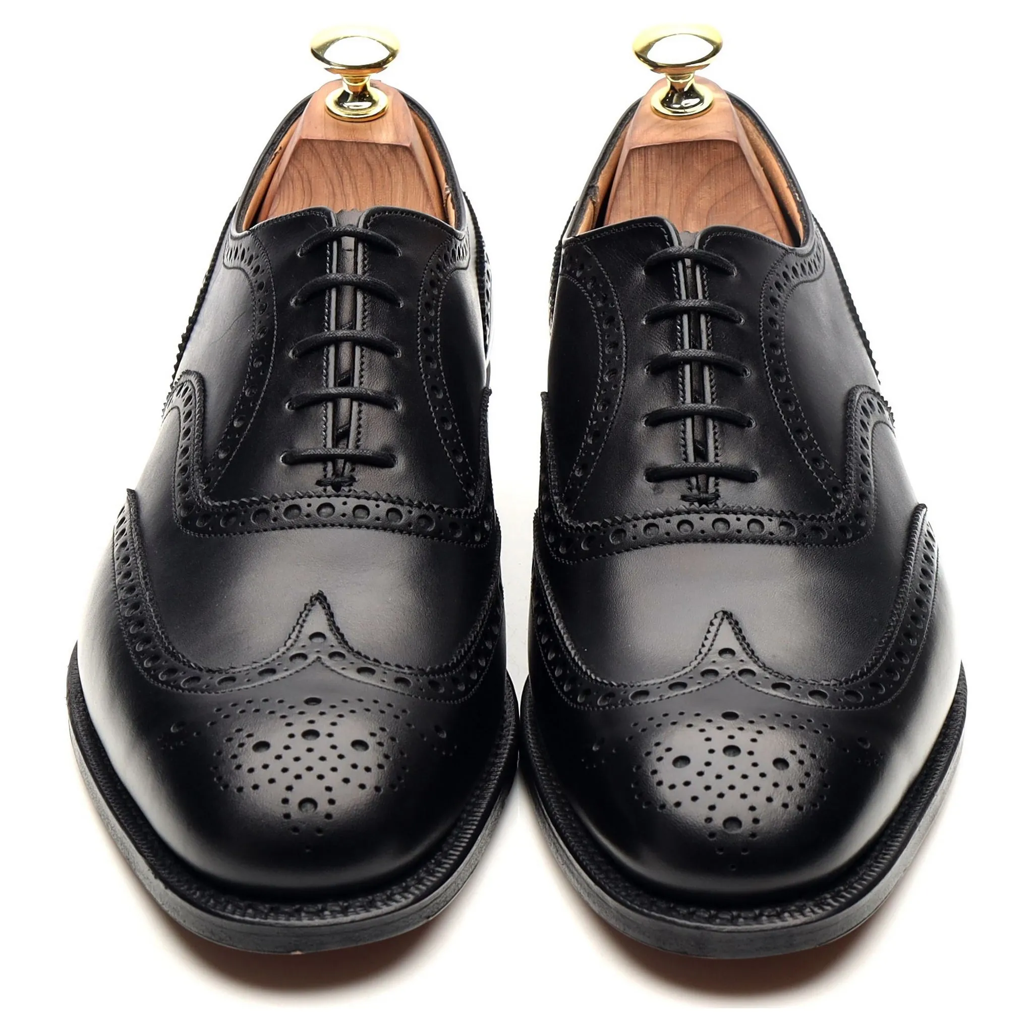 'Chetwynd' Black Leather Brogues UK 7 H