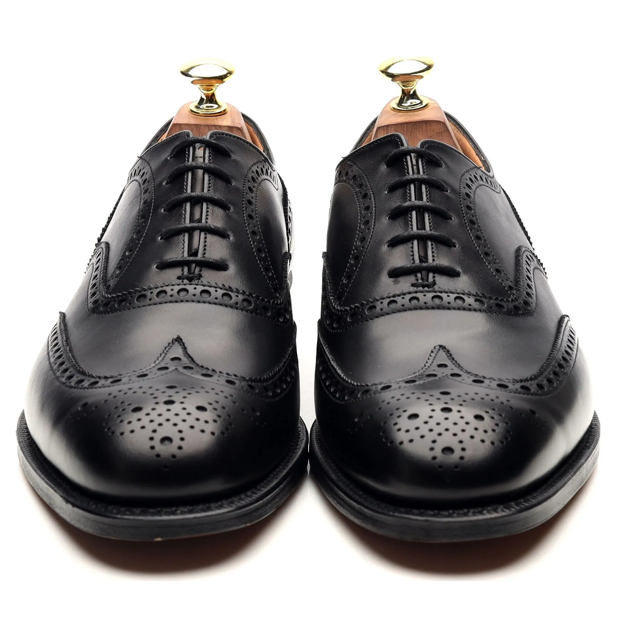 'Chetwynd' Black Leather Brogues UK 7 H