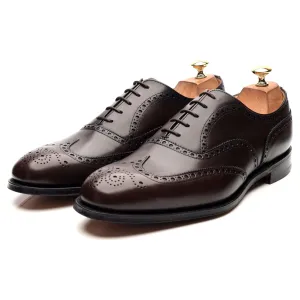 'Chetwynd' Dark Brown Leather Oxford Brogues UK 10 F