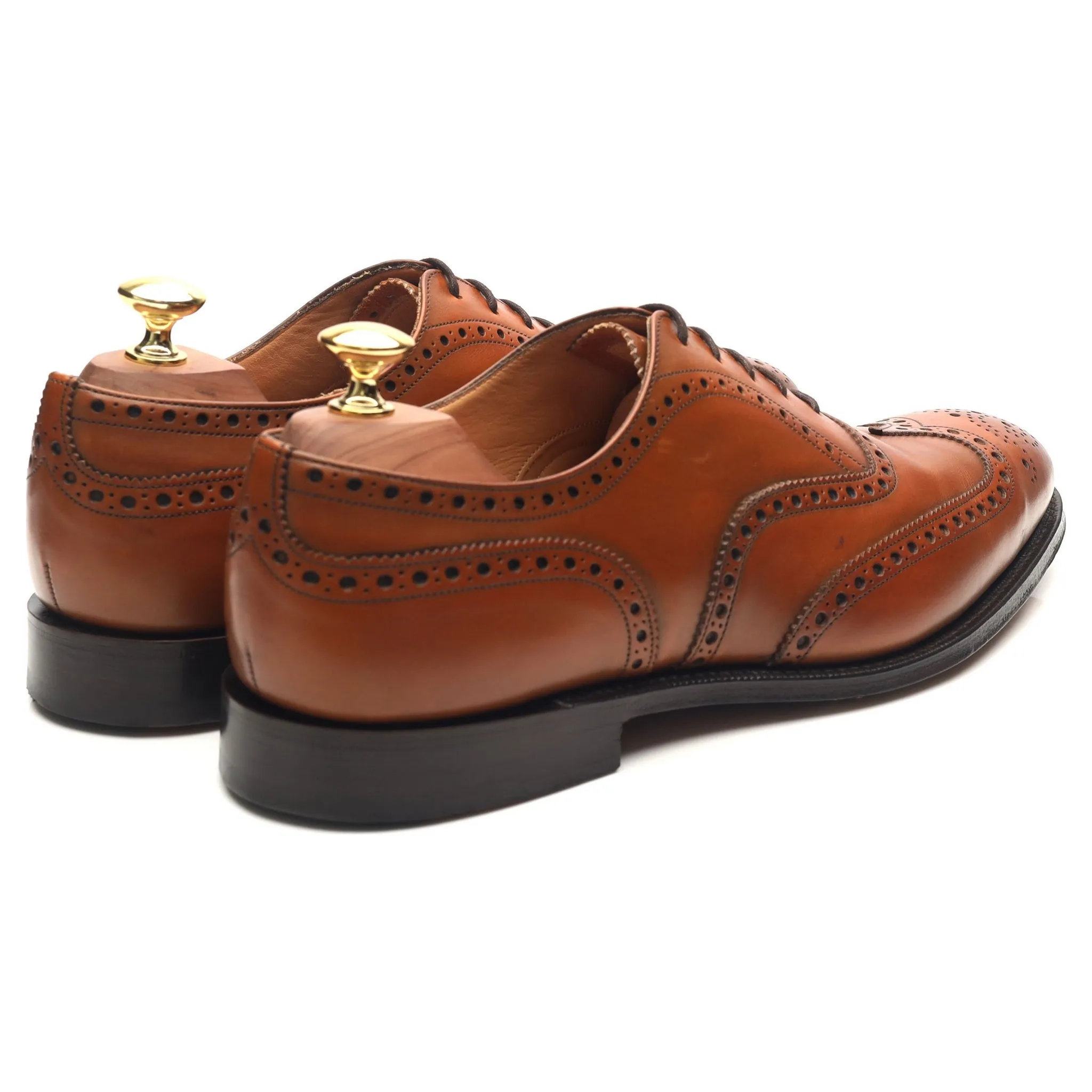 'Chetwynd' Tan Brown Leather Brogues UK 8.5 F