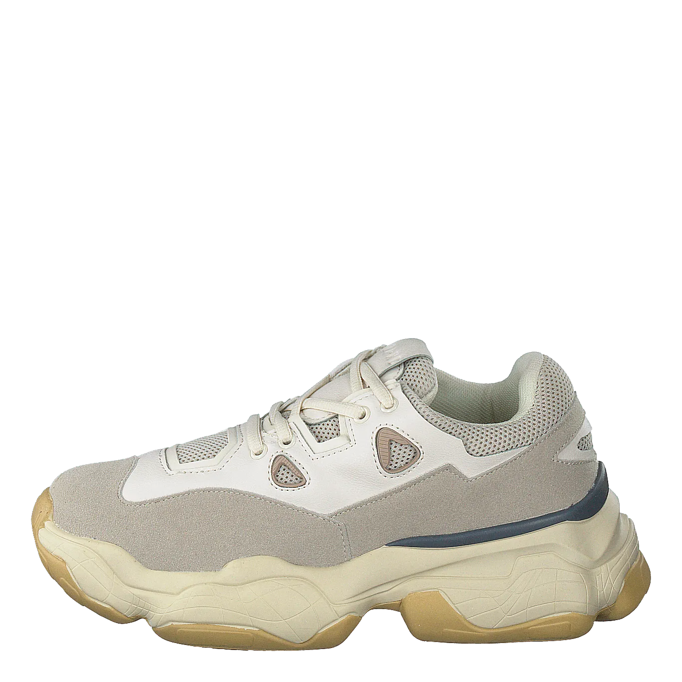 Chunky Graphic Sole Trainers Nude