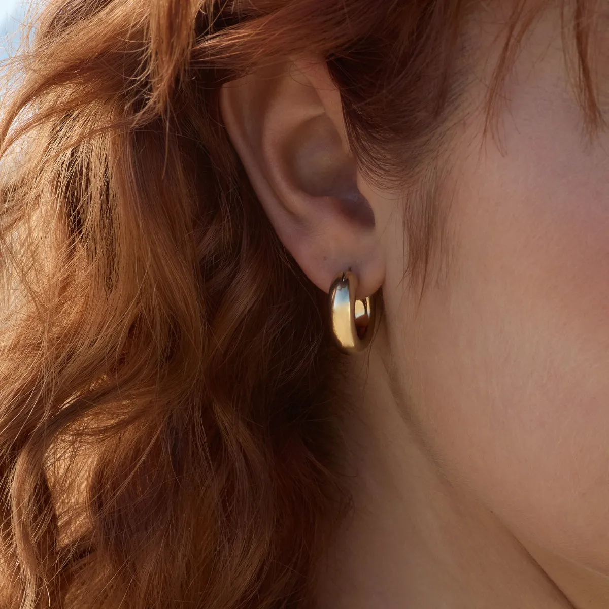 Cocoon Hoop Earring