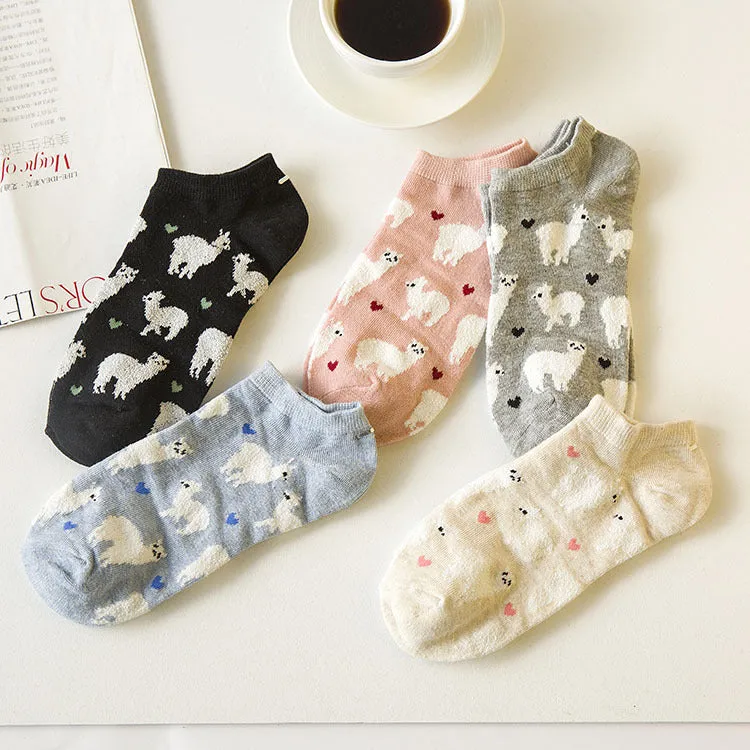 Cotton Short Ankle Socks