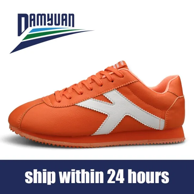 Damyuan Women Men Comfortables Breathable Non-leather Casual Lightweight Running Wear-resistant Gym Shoes Sneakers Jogging