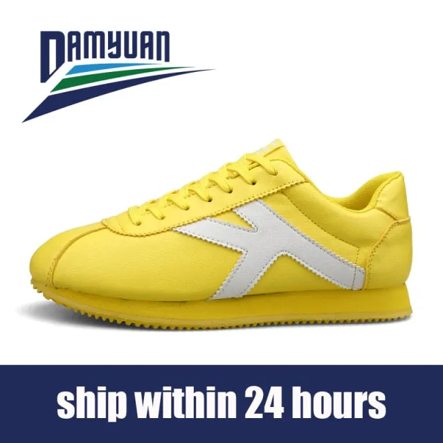 Damyuan Women Men Comfortables Breathable Non-leather Casual Lightweight Running Wear-resistant Gym Shoes Sneakers Jogging