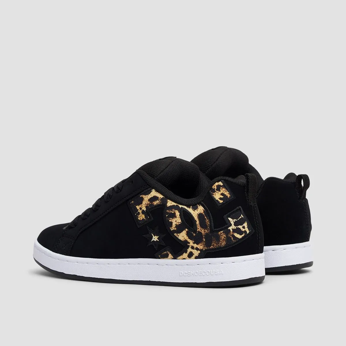 DC Court Graffik Shoes - Black/M Gold - Womens