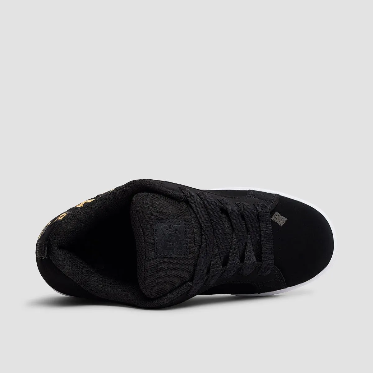 DC Court Graffik Shoes - Black/M Gold - Womens