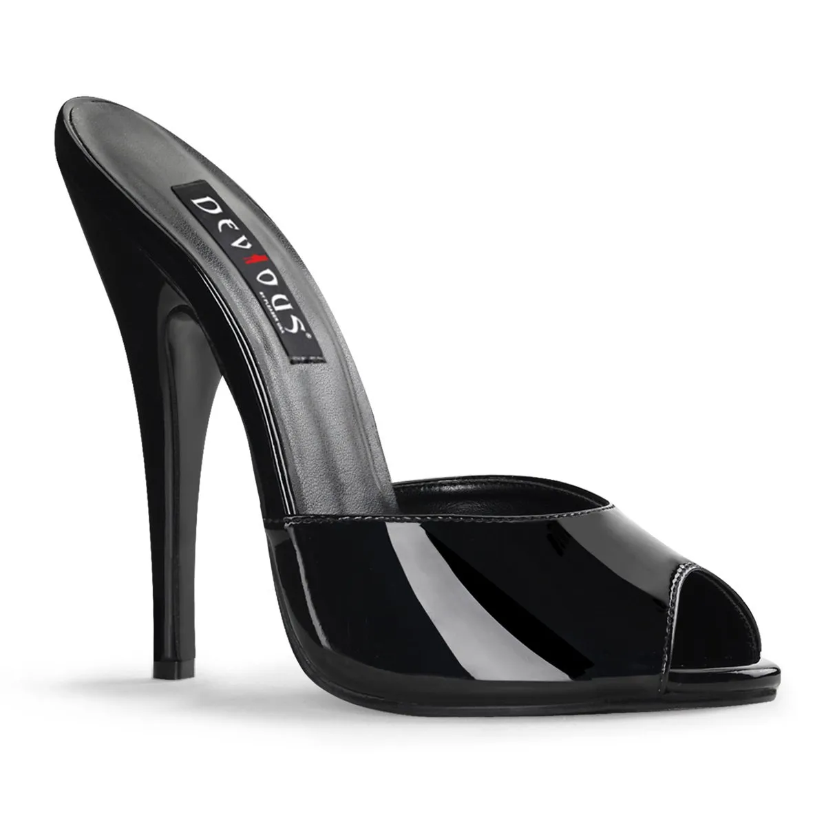 Devious Domina-101-Black-Size 7-Clearance